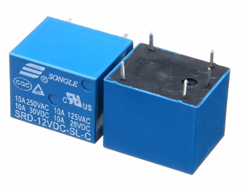 12V Relay – SPDT 5-Pin Electromechanical Relay for Automation, DIY & Industrial Control