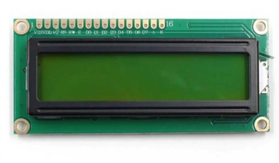 LCD 16x2 Display Module – Standard Character LCD (Without I2C)