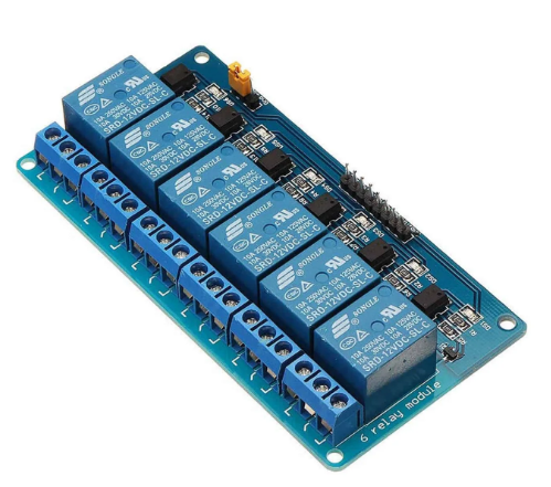 6 Channel Relay Module 12V