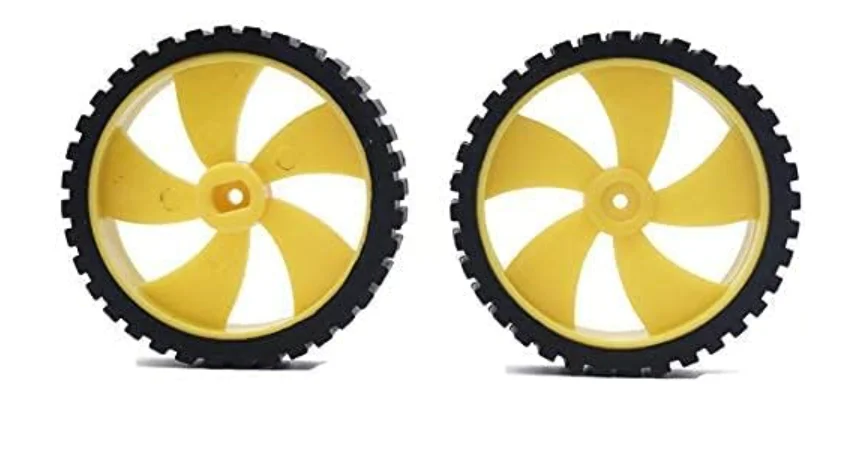 Electron DC BO Motor Science Project Kit with 45mm Wheels, 9V Snapper & 2-Pin Switch