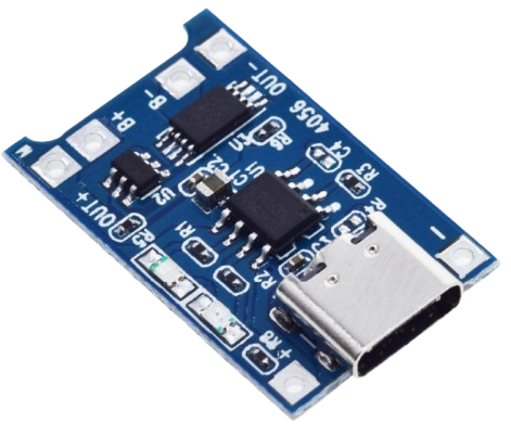 TP4056 USB-C Charging Module – Lithium Battery Charger with USB Type-C Port